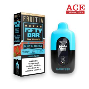 FIFTY BAR X FRUITIA 20000 PUFFS DISPOSABLE 5CT - ISLAND PUNCH