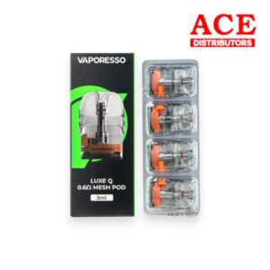 VAPORESSO LUXE Q 2.0 MESH POD 0.6OHM 3ML 4PK/1CT
