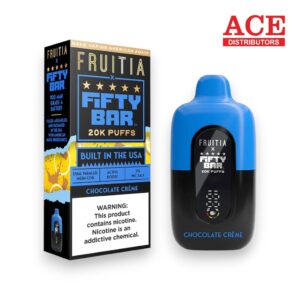 FIFTY BAR X FRUITIA SERIES 20000 PUFFS DISPOSABLE 5CT -CHOCOLATE CREME