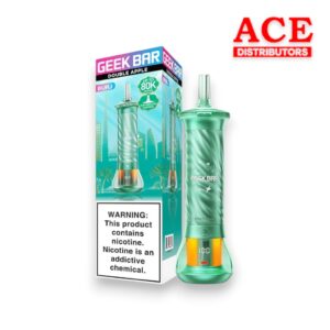 GEEK BAR BURJ HOOKAH DISPOSABLE 80K PUFFS DOUBLE APPLE - 1CT