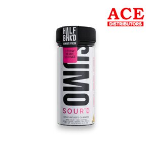 HALF BAK'D SUMO SOUR'D 10000MG THC-P GUMMIES 25CT -STRAWBERRY STRAWZ