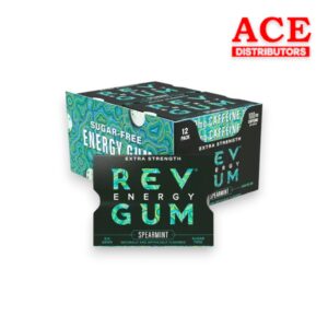 REV ENERGY GUM SPEARMINT 12CT