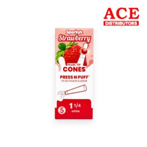 SPARKY'S 1 1/4 PRE-ROLL CONES 3PK/12CT-STRAWBERRY