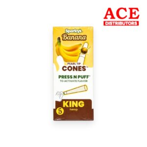 SPARKY'S KING PRE-ROLL CONES 3PK/12CT-BANANA