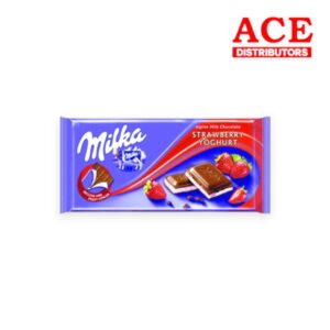 MILKA 90G ERDBEER STRAWBERRY 24CT