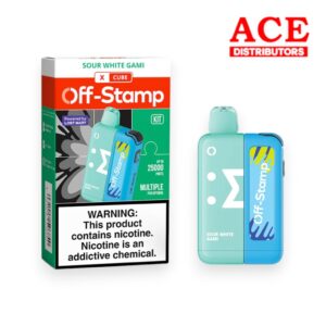OFF-STAMP X CUBE 25000PUFF KIT 5CT -SOUR WHITE GAMI