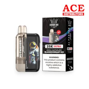 CROWN BAR PRO DISPOSABLE 25000 PUFF 5CT BLACKCURRANT ICE
