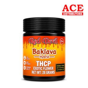 RED DEVIL 28G JAR THC-P FLOWER - BAKLAVA HYBRID