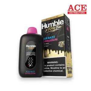 FIFTY BAR X HUMBLE EDITION 20000 PUFFS DISPOSABLE 5CT -BLUE RAZZ BUBBLEGUM