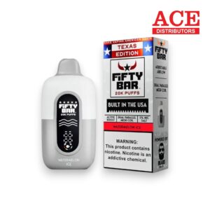 FIFTY BAR SERIES TEXAS EDITION 20000 PUFFS DISPOSABLE 5CT -WATERMELON ICE