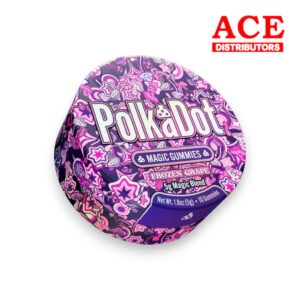 POLKA DOT 50G MUSHROOM MAGIC BLEND GUMMIES 10CT -FROZEN GRAPE