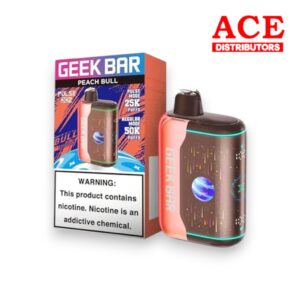 GEEK BAR PULSE X2 50000 PUFFS DISPOSABLE 5CT -PEACH BULL