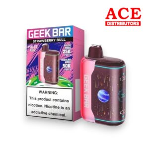 GEEK BAR PULSE X2 50000 PUFFS DISPOSABLE 5CT -STRAWBERRY BULL