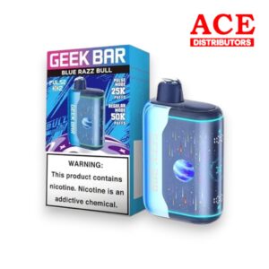GEEK BAR PULSE X2 50000 PUFFS DISPOSABLE 5CT -BLUE RAZZ BULL