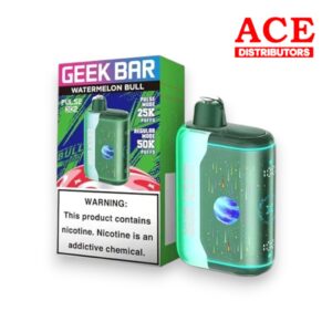 GEEK BAR PULSE X2 50000 PUFFS DISPOSABLE 5CT -WATERMELON BULL