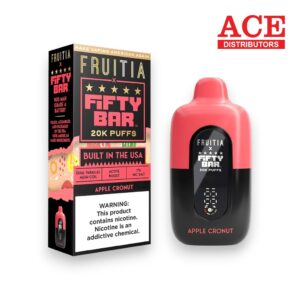 FIFTY BAR 20000PUFF DISPOSABLE 5CT -APPLE CRONUT