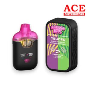 BODEGA BOYZ DEUCES V2 THC-P LIVE RESIN DISPOSABLE 5CT - PASSIONFRUIT DIESEL/GREEN APPLE KUSH