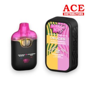 BODEGA BOYZ DEUCES V2 THC-P LIVE RESIN DISPOSABLE 5CT - PINEAPPLE SLUSHIE/STRAWBERRY MILK