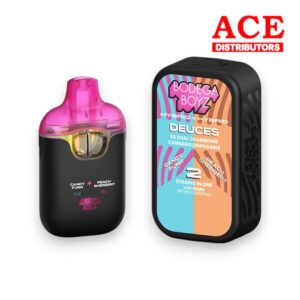 BODEGA BOYZ DEUCES V2 THC-P LIVE RESIN DISPOSABLE 5CT - CANDY FUNK/PEACH SHERBERT