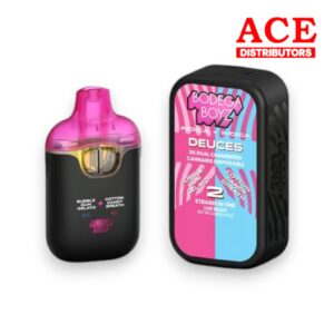 BODEGA BOYZ DEUCES V2 THC-P LIVE RESIN DISPOSABLE 5CT - BUBBLEGUM GELATO/COTTON CANDY BREATH