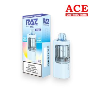 RAZ VUE 50000 PUFFS DISPOSABLE POD 5CT BOX -BLUEBERRY YUMMY