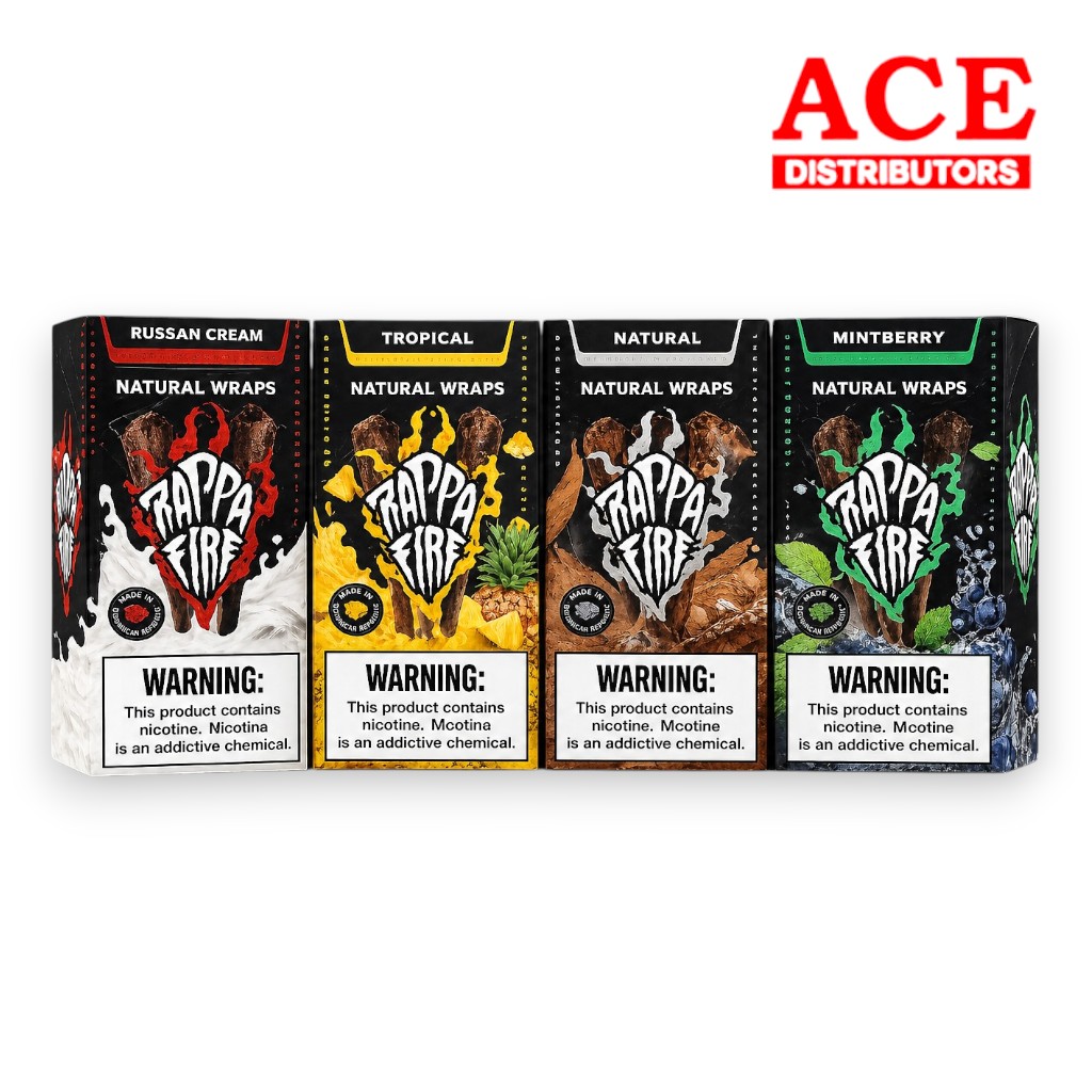 RAPPA FIRE BLUNT FUSIONS CONE WRAPS 3PK/10CT