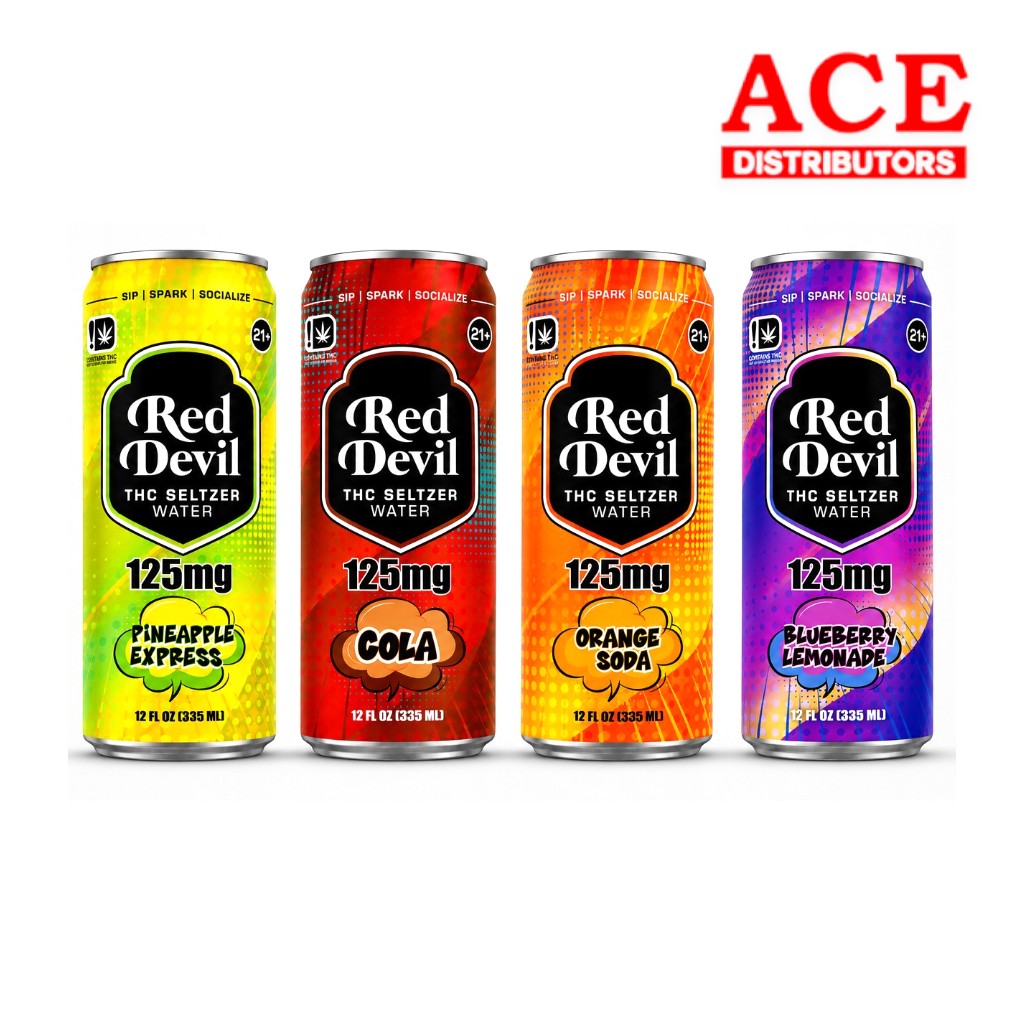 RED DEVIL THC SELTZER 125MG 12OZ 12CT
