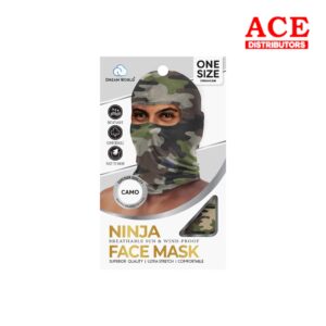 NINJA CAMO FACE MASK 12CT