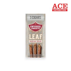 SWISHER LEAF WRAPS 3/$2.79 RUSSIAN CREAM 10CT