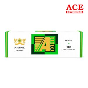 A-ONE CIGRETTE 100 MENTHOL BOX
