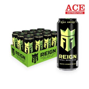 REIGN ENERGY WHITE GUMMY BEAR 16OZ 12CT