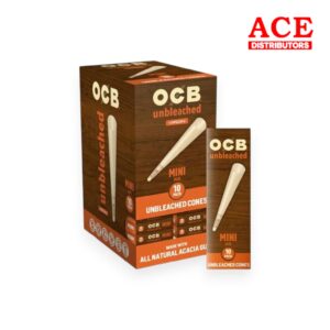 OCB UNBLEACHED CONE MINI 10PK 24CT