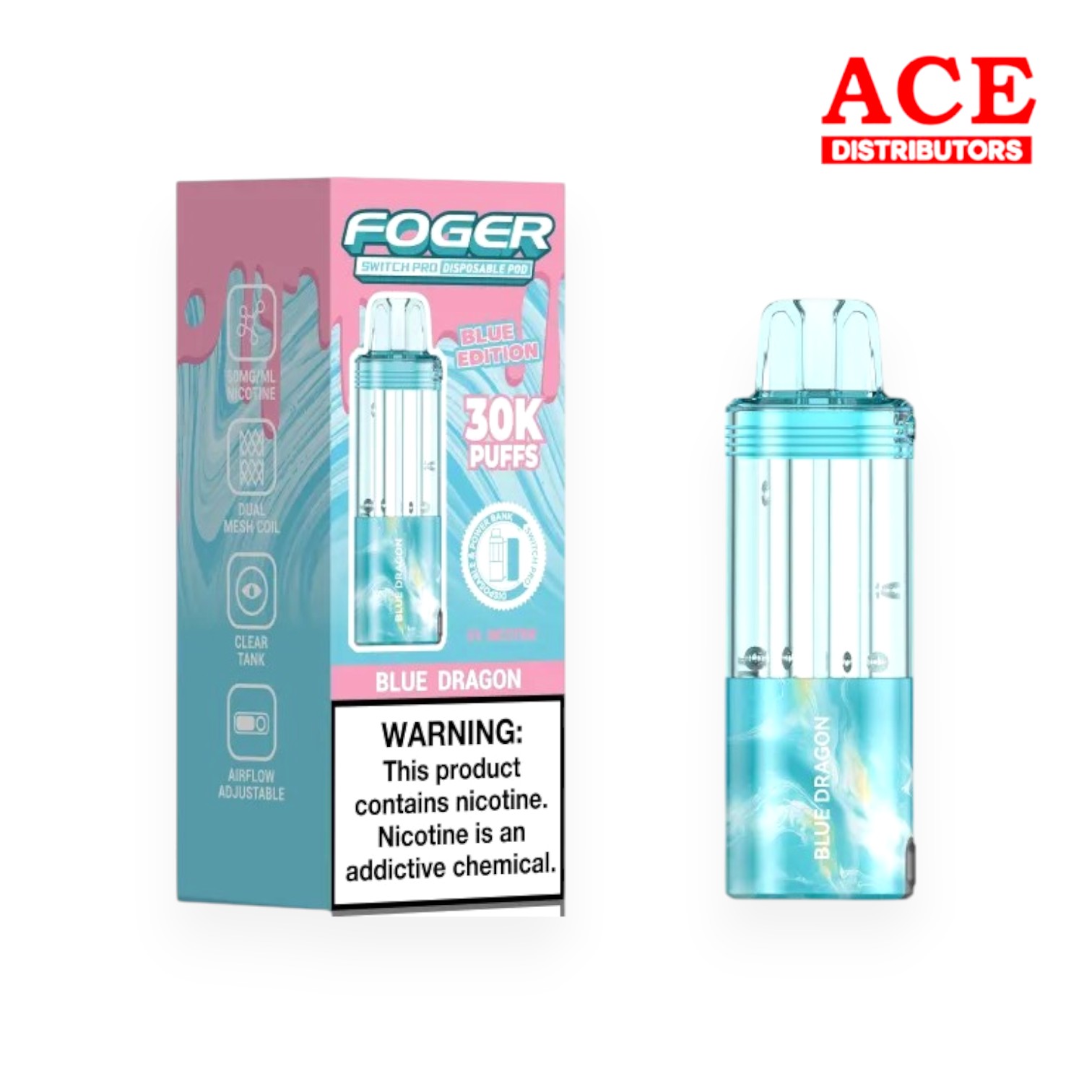 FOGER SWITCH PRO 30000 PUFFS DISPOSABLE POD 5CT BOX - Image 13