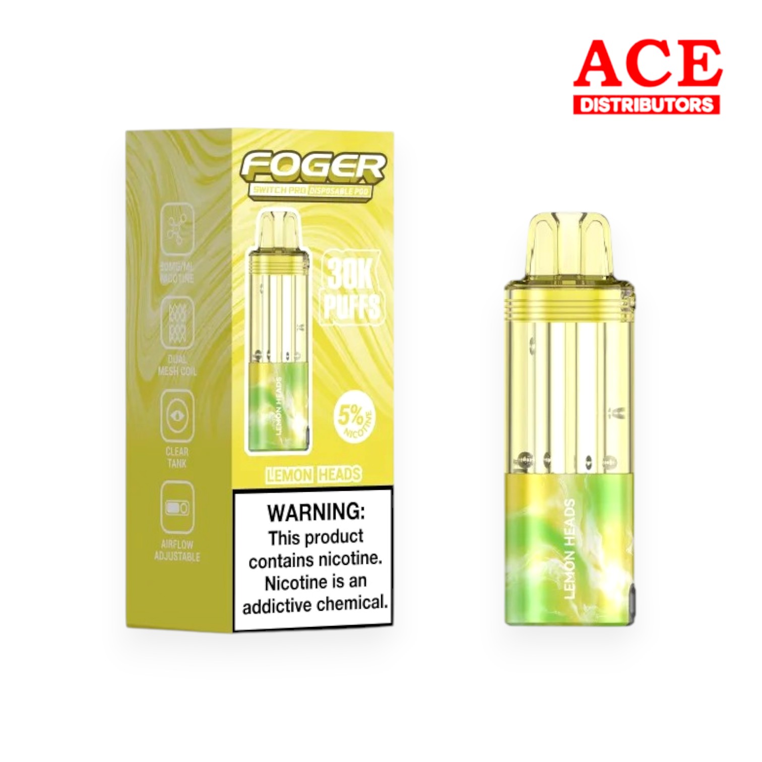 FOGER SWITCH PRO 30000 PUFFS DISPOSABLE POD 5CT BOX - Image 14