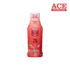 MUSCLE MILK PROTEIN STRAWBERRIES N CREME 26G 14OZ 12CT