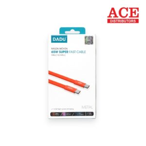 DADU 65W NYLON TYPE-C TO TYPE-C CABLE EACH