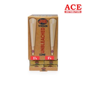 JOB UNBLEACHED CONE 6PK/1 1/4 SIZE 24CT