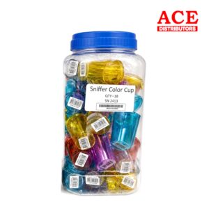 OIL BURNER SNIFFER COLOR CUP 18CT JAR