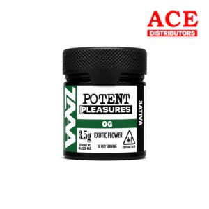 POTENT PLEASURES THC-ZAAA FLOWER 3.5G - OG