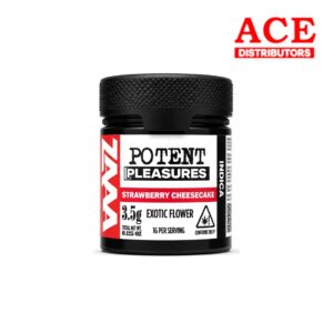 POTENT PLEASURES THC-ZAAA FLOWER 3.5G - STRAWBERRY CHEESECAKE