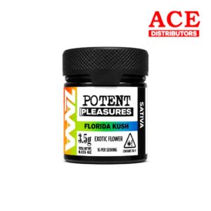 POTENT PLEASURES THC-ZAAA FLOWER 3.5G - FLORIDA KUSH INDICA