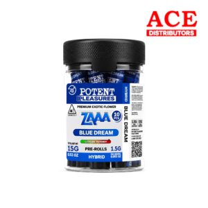 POTENT PLEASURES THC-ZAAA PRE-ROLLS 1.5G 10CT - BLUE DREAM HYBRID
