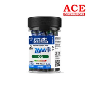POTENT PLEASURES THC-ZAAA PRE-ROLLS 1.5G 10CT - OG HYBRID
