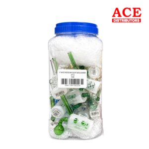 OIL BURNER WHITE FROSTED 4" 20CT JAR