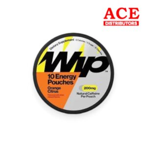 WHIP CLEAN CAFFEINE ENERGY POUCHES 200MG ORANGE CITRUS - 5PK/1CT