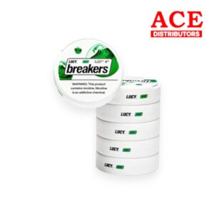 LUCY BREAKERS NICOTINE POUCHES 4MG MINT - 15PK/5CT