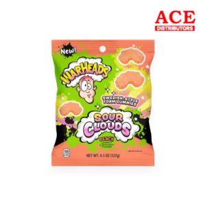 PEG WARHEADS SOUR CLOUDS PEACH 4.5OZ
