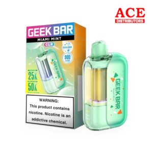 GEEK BAR CLR 50000 PUFFS DISPOSABLE 5CT -MIAMI MINT
