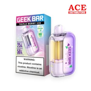 GEEK BAR CLR 50000 PUFFS DISPOSABLE 5CT -TRIPLE BERRY ICE