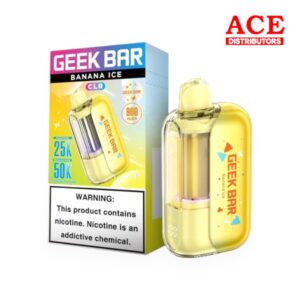 GEEK BAR CLR 50000 PUFFS DISPOSABLE 5CT -BANANA ICE